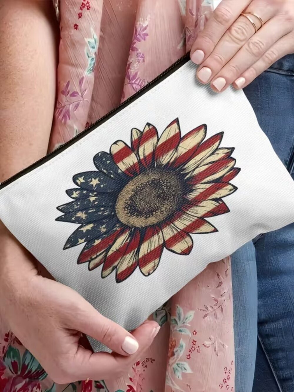 Sunflower Cosmetic Bag
